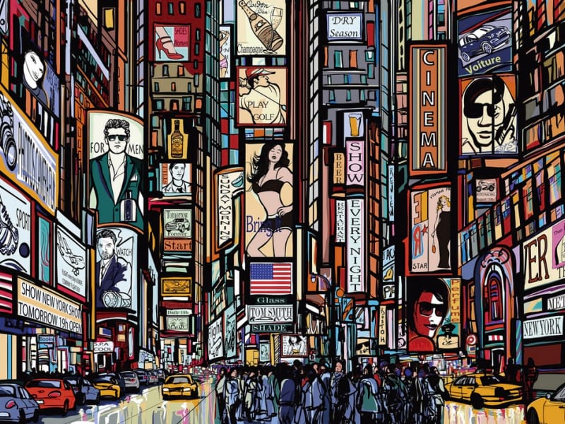 Fototapeta Platz in New York