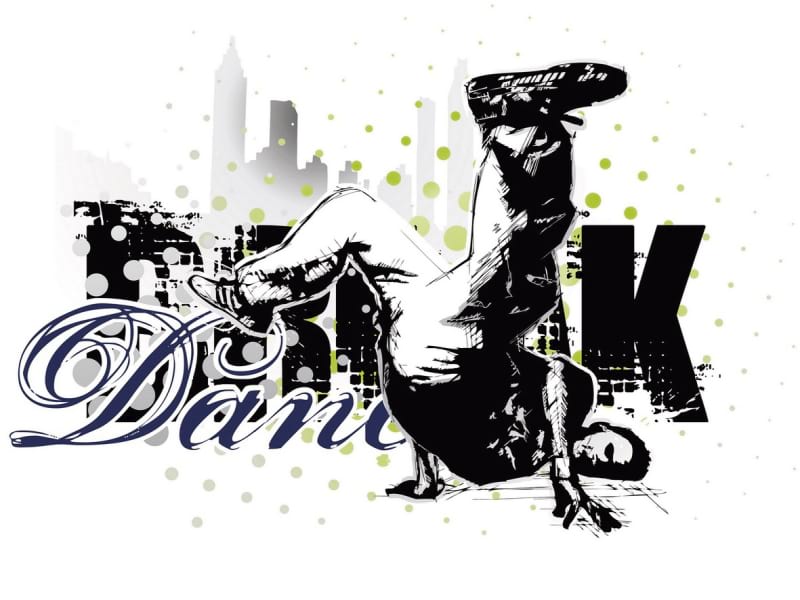 Fototapeta Tanzender Breakdance
