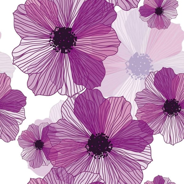 Fototapeta Große lila Blüten