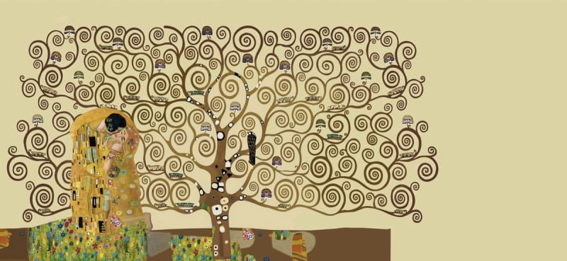 Fototapeta Lebensbaum Gustav Klimt