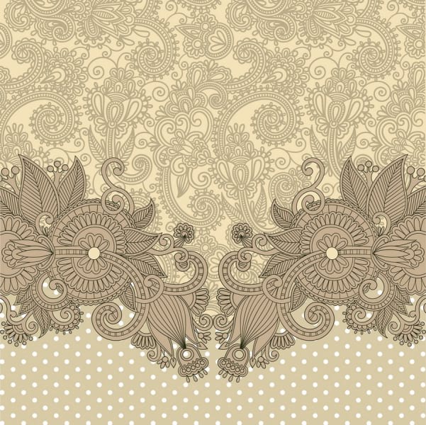 Fototapeta Beige Muster