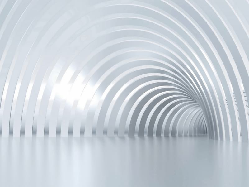 Fototapeta Endloser Tunnel