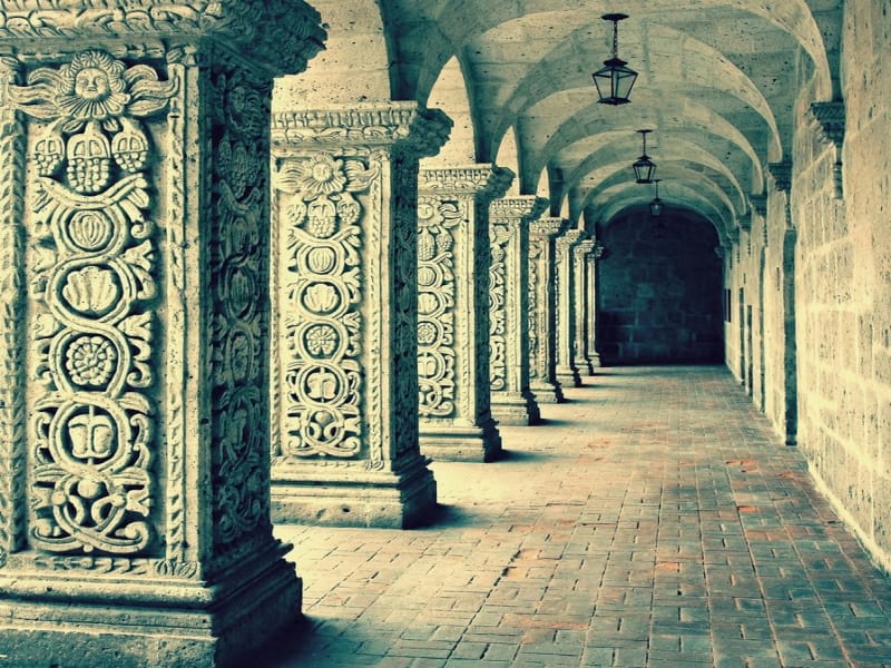 Fototapeta Architektur von Peru