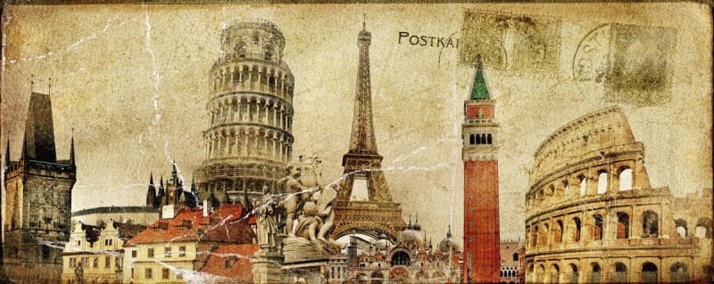 Fototapeta Ländersymbole
