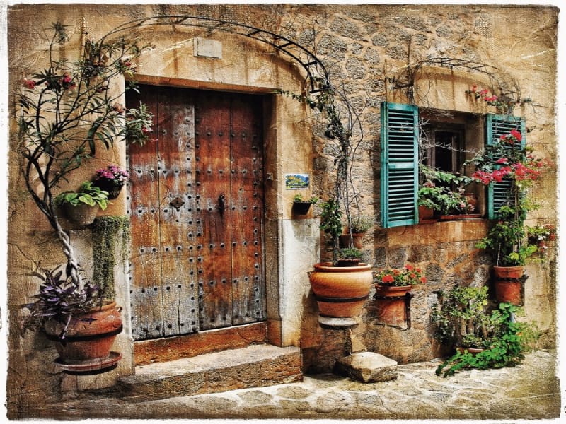 Fototapeta Mediterrane Terrasse