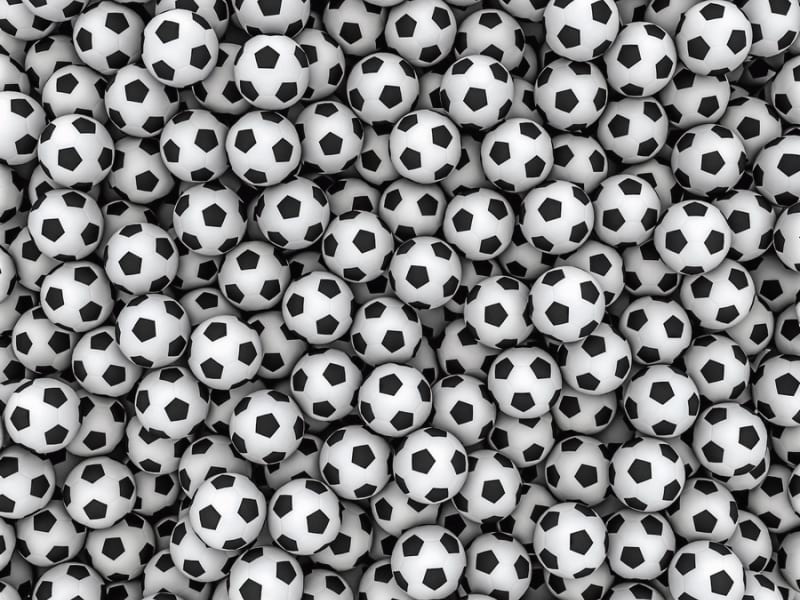Fototapeta Fußballbälle