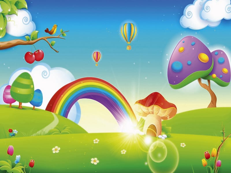 Fototapeta Wunderschöner Regenbogen