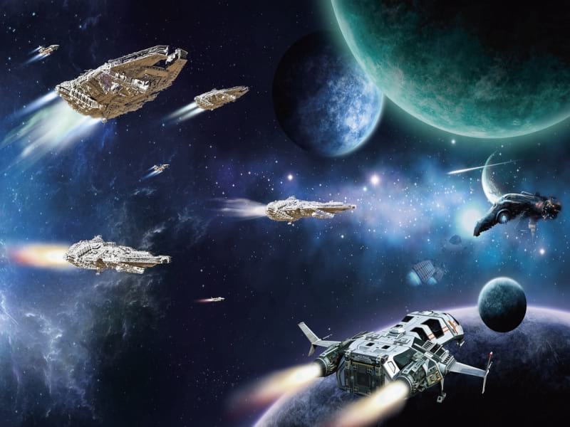 Fototapeta Weltraumstreitkräfte