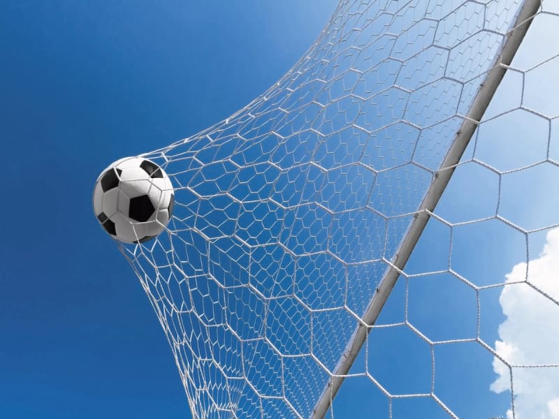 Fototapeta Fußball im Tor