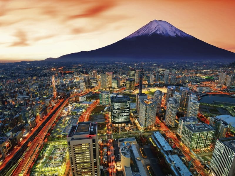 Fototapeta Nacht Tokio