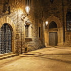 Miniatura fototapety Gotisches Viertel in Barcelona
