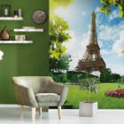 Miniatura fototapety Pariser Eiffelturm we wnętrzu salonu