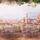 Miniatura fototapety Terrasse in Florenz