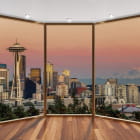 Miniatura fototapety Blick auf Seattle