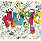 Miniatura fototapety Graffiti-Musik