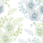 Miniatura fototapety Grüne und blaue Blume