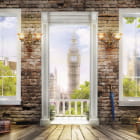 Miniatura fototapety Big Ben vor dem Fenster