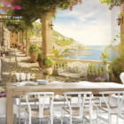 Miniatura fototapety Italienischer Innenhof we wnętrzu kuchni