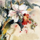 Miniatura fototapety Frühlingsblumen-Aquarell