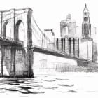 Miniatura fototapety New Yorker Zeichnung