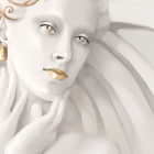 Miniatura fototapety Mädchen in Schmuck fragment # 1
