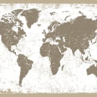 Miniatura fototapety Geografische Karte der Kontinente