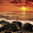 Miniatura fototapety Wunderschöner Sonnenuntergang