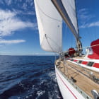 Miniatura fototapety Deck einer Luxusyacht