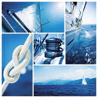 Miniatura fototapety Yacht-Collage