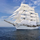 Miniatura fototapety Weißes Segelschiff