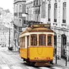 Miniatura fototapety Gelbe Straßenbahn