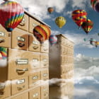 Miniatura fototapety Vorrat an Luftballons