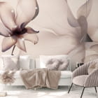 Miniatura fototapety Magnoliengrafiken we wnętrzu salonu