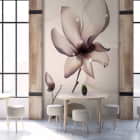 Miniatura fototapety Magnoliengrafiken we wnętrzu kawiarni