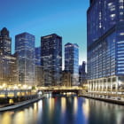 Miniatura fototapety Abendlichter von Chicago