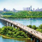 Miniatura fototapety Paton-Brücke, Kiew