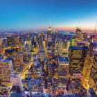 Miniatura fototapety Spätabends in New York