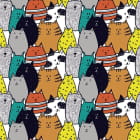 Miniatura fototapety Cartoon-Katzen