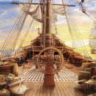 Miniatura fototapety Schiff auf See