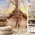 Miniatura fototapety Schiff auf See we wnętrzu pokoju nastolatka