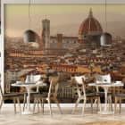 Miniatura fototapety Kathedrale in Florenz we wnętrzu kawiarni