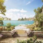 Miniatura fototapety Garten Eden am Meer