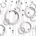 Miniatura fototapety Ringe und Linien 3D