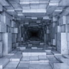Miniatura fototapety Tunnel aus weißem Marmor