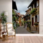 Miniatura fototapety Straße in Frankreich we wnętrzu salonu