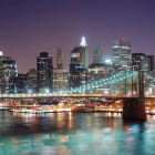 Miniatura fototapety Nachtstadt New York