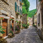 Miniatura fototapety Kleine Stadt in Italien
