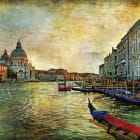 Miniatura fototapety Canal Grande in der Stadt Venedig