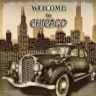 Miniatura fototapety Chicago-Plakat