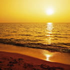 Miniatura fototapety Herrlicher Sommersonnenuntergang